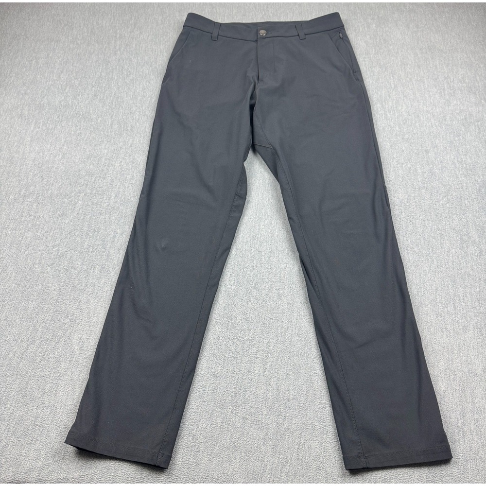 Lululemon Pants Mens 30 Gray Commission Warpstreme Stretch Classic Chino M5985S‎